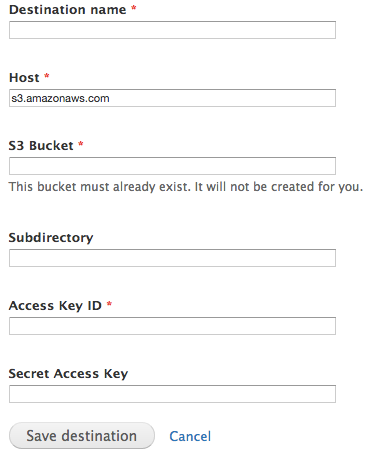 Backup and migrate S3